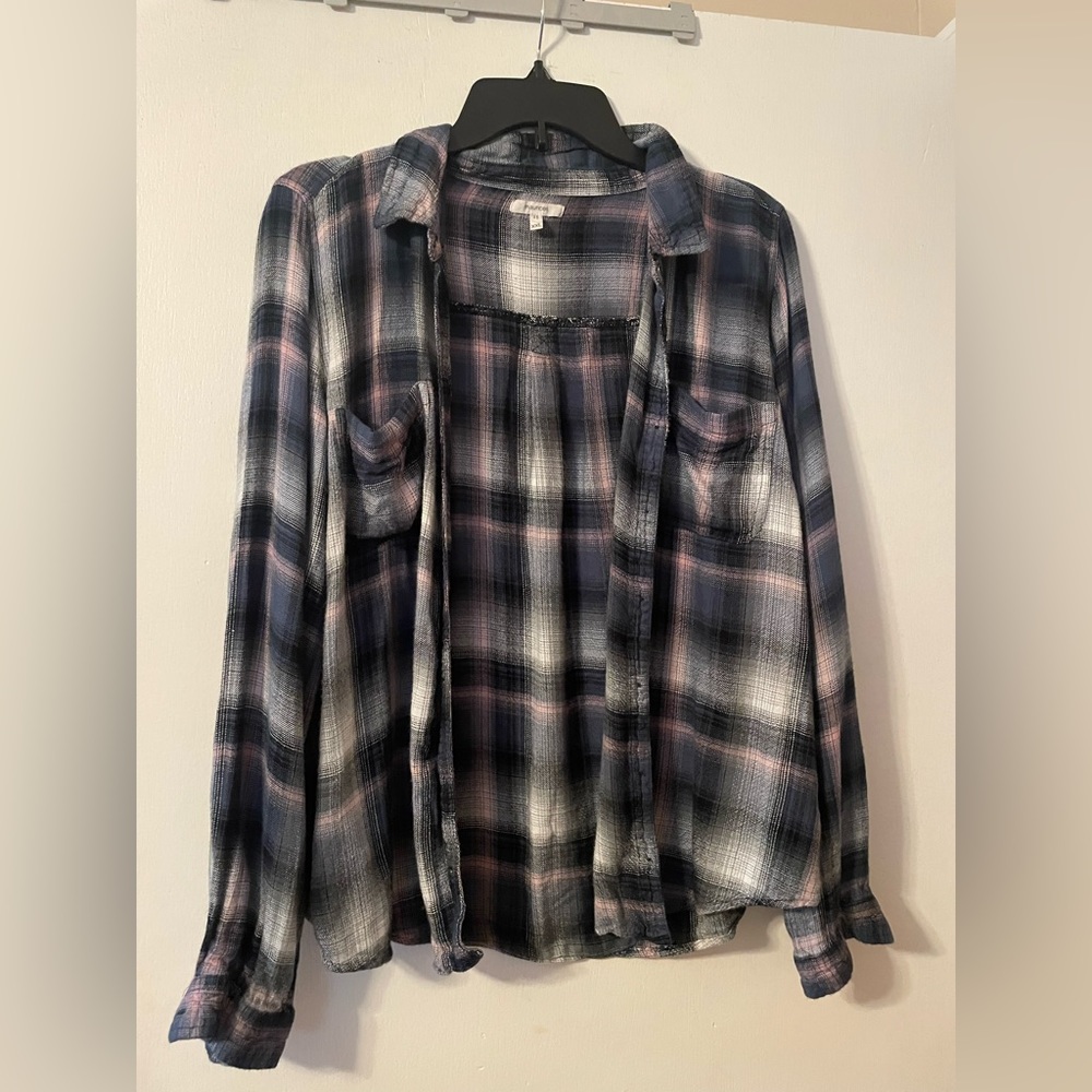 Plaid button up